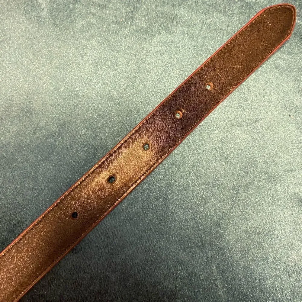 New York Studio genuine leather belt, L, 39 inch